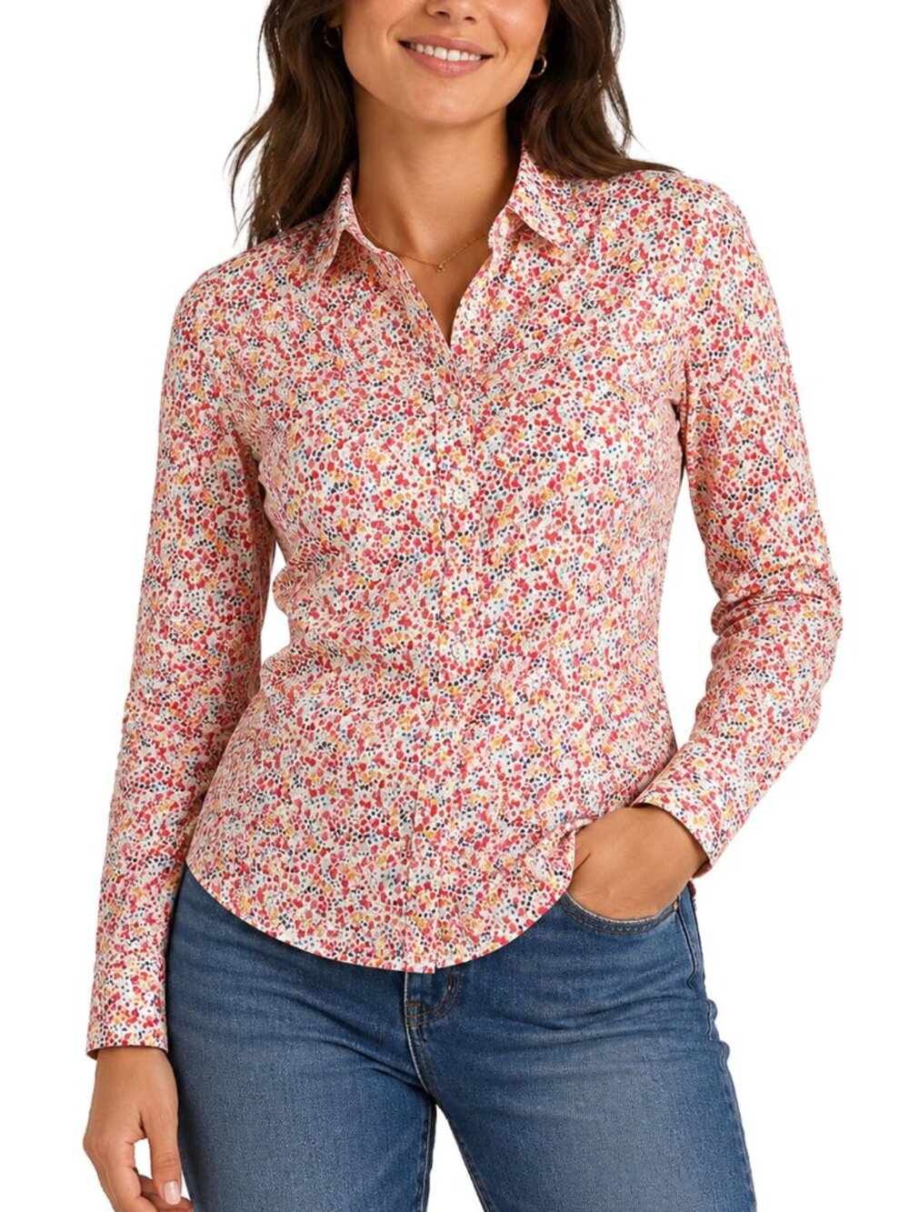 J. Crew Slim Perfect Shirt in Liberty Phoebe Floral